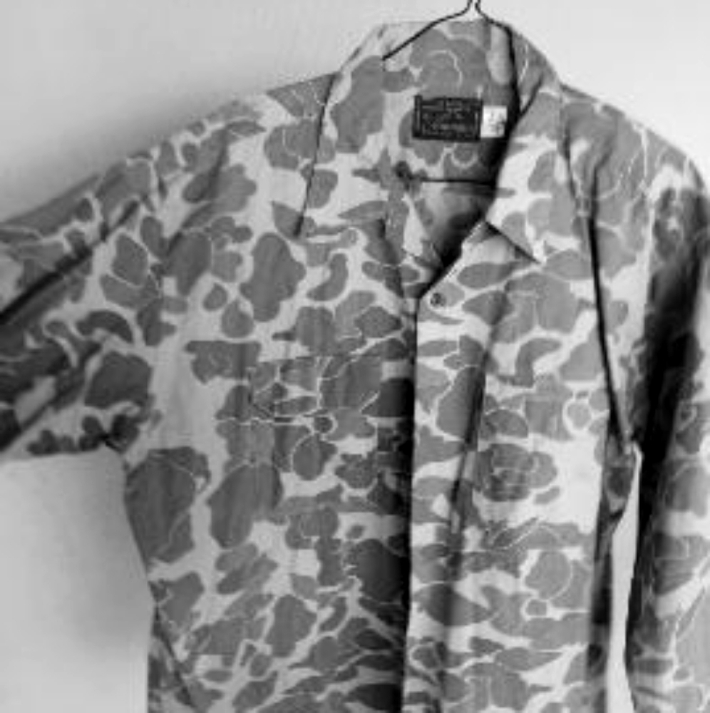 Vintage camo shirt size m/large